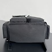 Bottega Veneta Crossroad Multipocket Backpack Nylon Cordura Black - 42x31x14cm - 3