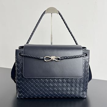 Bottega Veneta Andiamo Messenger Midnight - 37x26x13cm