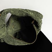 Bottega Veneta Classic Jodie Suede Green Tweed - 48x40x26cm - 4