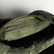 Bottega Veneta Classic Jodie Suede Green Tweed - 48x40x26cm - 3