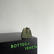 Bottega Veneta Small Nodo Pouch Green Tweed - 20x10x9cm - 6