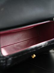 Chanel Clutch With Chain Crocodile Embossed Calfskin & Gold-Tone Metal Black AP5294 - 18.5x11.5x11cm - 4