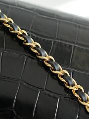 Chanel Clutch With Chain Crocodile Embossed Calfskin & Gold-Tone Metal Black AP5294 - 18.5x11.5x11cm - 5