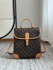 LV Diane Backpack MM Monogram Canvas M29631 - 31.5x26x11cm - 1