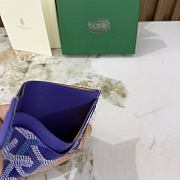 Goyard Saint-Sulpice Card Wallet Blueberry Purple - 10.5x0.3x7cm - 5