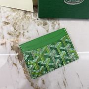 Goyard Saint-Sulpice Card Wallet Meadow Green - 10.5x0.3x7cm - 5