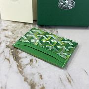 Goyard Saint-Sulpice Card Wallet Meadow Green - 10.5x0.3x7cm - 4