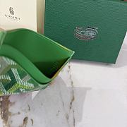Goyard Saint-Sulpice Card Wallet Meadow Green - 10.5x0.3x7cm - 3