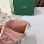 Goyard Saint-Sulpice Card Wallet Powder Pink - 10.5x0.3x7cm - 3