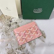 Goyard Saint-Sulpice Card Wallet Powder Pink - 10.5x0.3x7cm - 4