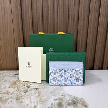 Goyard Saint-Sulpice Card Wallet Polar Blue - 10.5x0.3x7cm