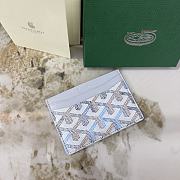 Goyard Saint-Sulpice Card Wallet Polar Blue - 10.5x0.3x7cm - 4