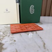 Goyard Saint-Sulpice Card Wallet Orange - 10.5x0.3x7cm - 3