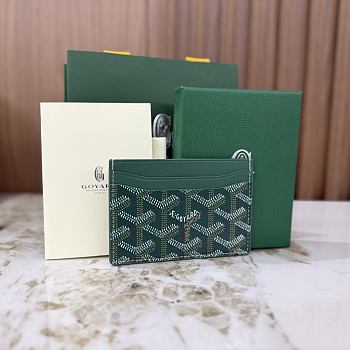Goyard Saint-Sulpice Card Wallet Green - 10.5x0.3x7cm