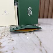 Goyard Saint-Sulpice Card Wallet Green - 10.5x0.3x7cm - 5
