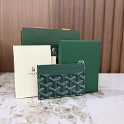 Goyard Saint-Sulpice Card Wallet Green - 10.5x0.3x7cm - 3