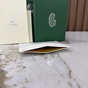 Goyard Saint-Sulpice Card Wallet White - 10.5x0.3x7cm - 5