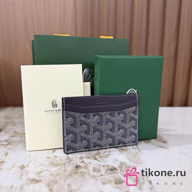 Goyard Saint-Sulpice Card Wallet Gray - 10.5x0.3x7cm - 1