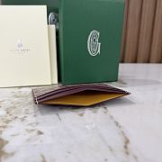 Goyard Saint-Sulpice Card Wallet Burgundy - 10.5x0.3x7cm - 2