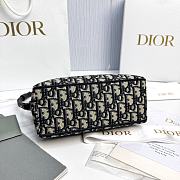Nomad Pouch Blue Dior Oblique Jacquard - 22x13x9.5cm - 5