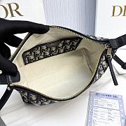 Nomad Pouch Blue Dior Oblique Jacquard - 22x13x9.5cm - 4