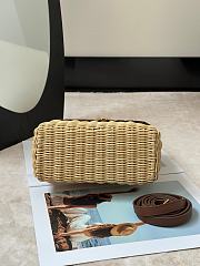 Loro Piana Extra Pocket L19 North-South Wicker Cotton Malt/Vicuna/Dark Vicuna/Sun Gold (F7Y1) - 19x12x7cm - 5