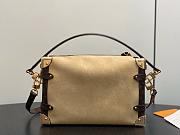 LV Side Trunk MM Suede Noisette M2A041 - 23.5x16x8.5cm - 5