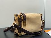 LV Side Trunk MM Suede Noisette M2A041 - 23.5x16x8.5cm - 4