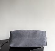 Bottega Veneta Medium Pinacoteca Suede Cloudy Indigo/Gravel - 43x23x17.5cm - 2