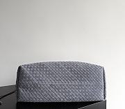 Bottega Veneta Medium Pinacoteca Suede Cloudy Indigo/Gravel - 43x23x17.5cm - 5