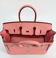 Hermes Birkin 25 Togo Leather Silver Hardware Lobster Pink - 25x20x13cm - 5