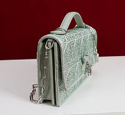 My Dior Mini Bag Green Cannage Satin and Strass - 21x11.5x4.5cm - 5
