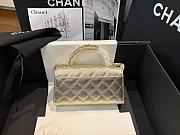Chanel Flap Phone Hordel With Chain Grained Shiny Calfskin Gold-Tone Metal Gold - 20x11x5.5cm - 4