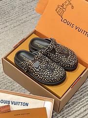 LV Colorado Closed Mule Hairy Calf Leather Black 1AKJHP  - 1