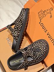 LV Colorado Closed Mule Hairy Calf Leather Black 1AKJHP  - 6