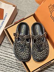 LV Colorado Closed Mule Hairy Calf Leather Black 1AKJHP  - 2