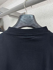 Balenciaga Women Dream Medium Fit T-Shirt in Black Dry Jersey - 4