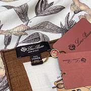Loro Piana Enciclopedia Del Lino Foulard - 90x90cm - 5