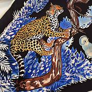 Hermes Equateur Triangle Cashmere and Silk Bleu Marine/Bleu Cobalt/Naturel - 208x99cm - 5