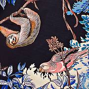 Hermes Equateur Triangle Cashmere and Silk Bleu Marine/Bleu Cobalt/Naturel - 208x99cm - 6