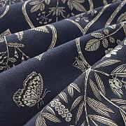 Hermes Plantes Officinales Triangle Cashmere and Silk Caban/Blanc/Noir - 208x99cm - 6