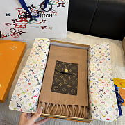 LV On My Way Scarf Black/Beige M98681/M98681 - 242x18cm - 6