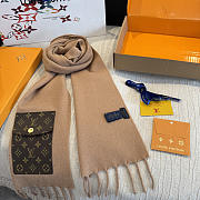 LV On My Way Scarf Black/Beige M98681/M98681 - 242x18cm - 2