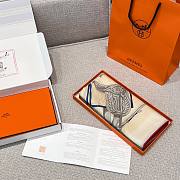 Hermes Equipements a Cheval Sur l'Elegance Scarf 70 Gris Perle/Bois De Rose/Ardoise - 66x66cm - 6