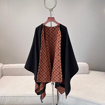 LV My Monogram Cape Black/Brown M97460 - 150x135cm