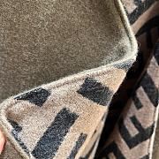 Fendi FF Poncho Multicolour Khaki - 145x140cm - 2