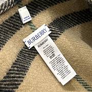 Burberry Check Wool Cashmere Cape - 130x130cm - 5