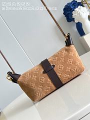 LV Pochette Mia Suede Beige Trench M2A252 - 22x14.5x8cm  - 3