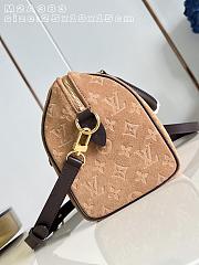 LV Speedy Bandoulière 25 Suede Beige Trench M2A383 - 26x19x15cm - 6