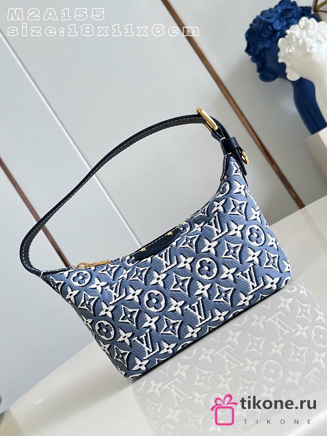 LV Pochette Hills Monogram Embleme Bleu M2A155 - 18.5x11x6.5cm - 1
